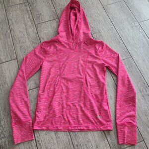 Reel Legends Freeline Girls Performance Hoodie Size M Pink Space Dye